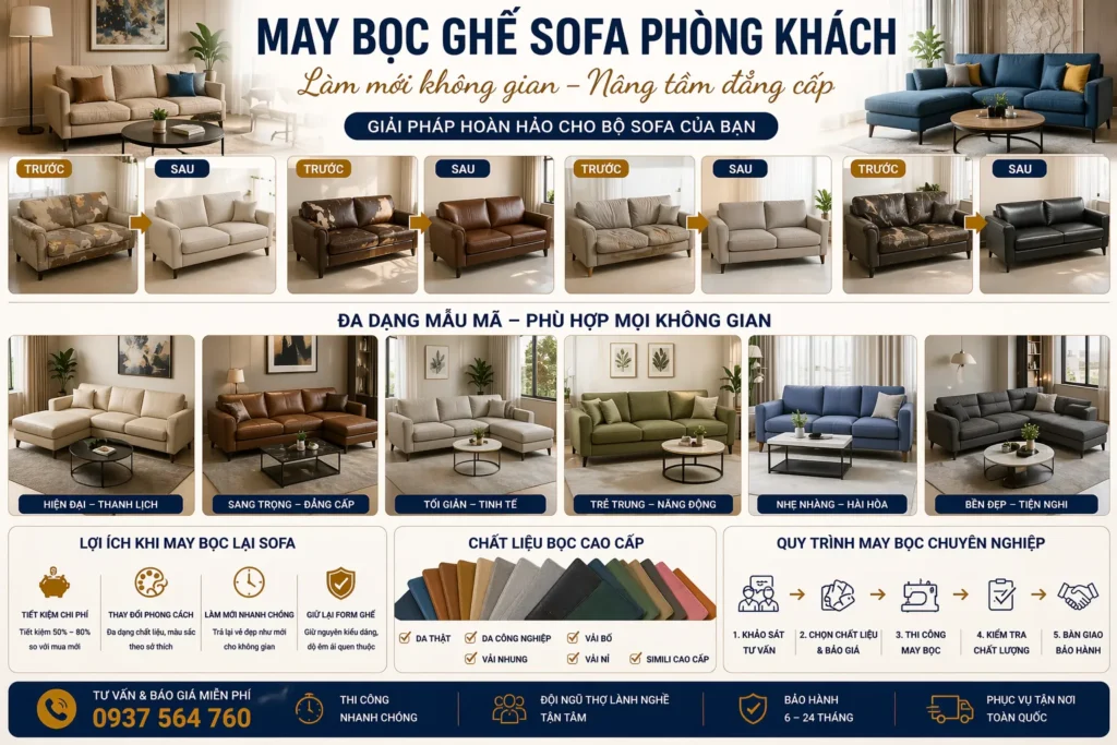 Thay đổi màu sắc theo phong cách nội thất