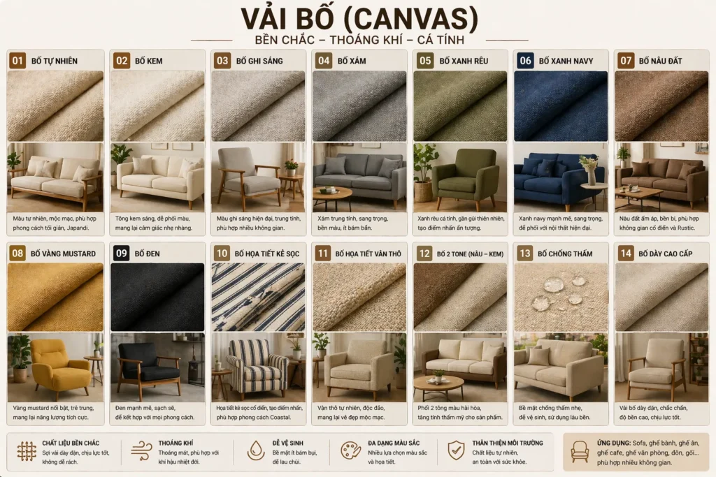 Độ bền cao, thoáng khí, mang phong cách mộc mạc – tự nhiên