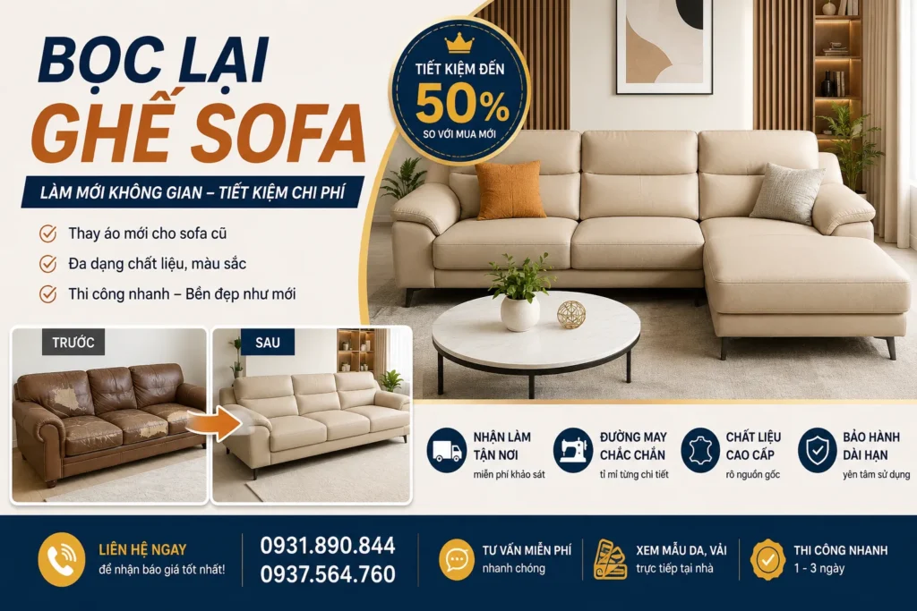 Liên hệ ngay để được tư vấn mẫu sofa phù hợp và nhận báo giá miễn phí tận nơi.