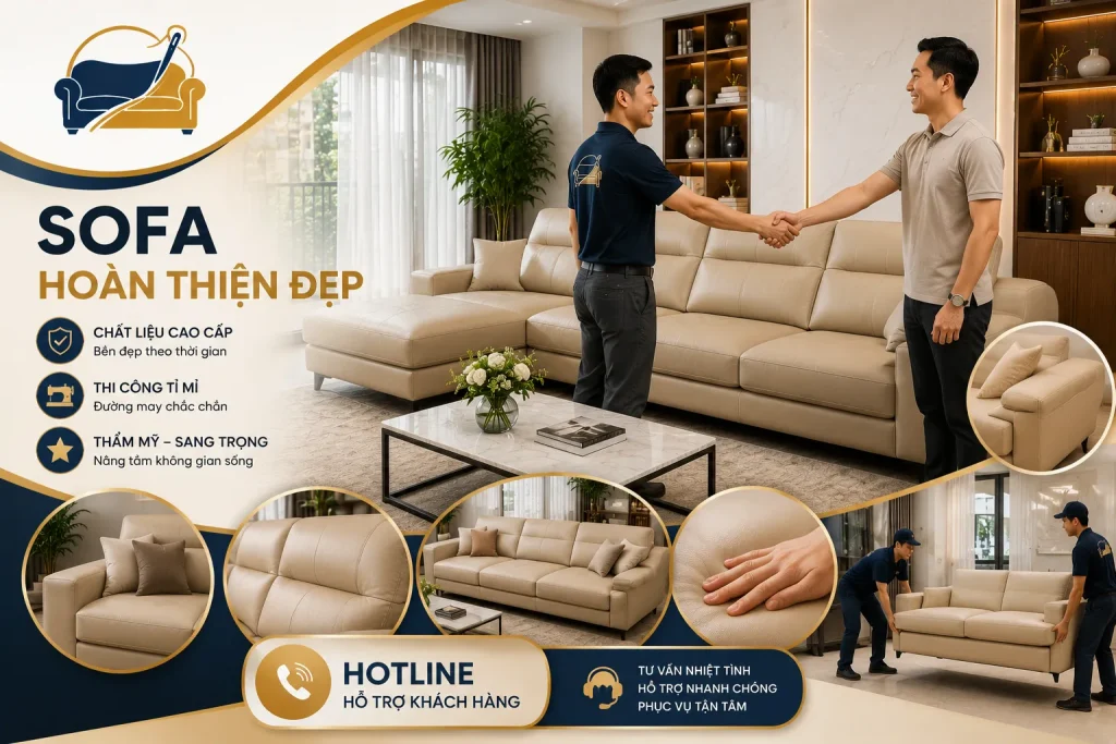 Liên hệ bọc lại ghế sofa tại Hóc Môn để được tư vấn nhanh chóng